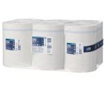 Bobine d'essuyage à dévidage central Tork Wiper 420 Maxi blanche - carton de 6