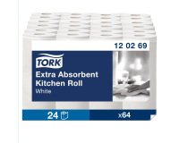 Rouleau essuie-tout papier Tork - Carton de 24 rouleaux