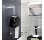 Distributeur couvre battant WC Tork ABS blanc