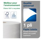 Papier toilette Maxi Jumbo simple épaisseur Tork T1 - 6 rouleaux de 650 m