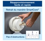Distributeur papier toilette rouleau Tork T8 SmartOne inox