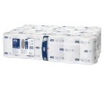 Papier toilette double épaisseur Tork T7 Mid-size doux sans mandrin - 48 rouleaux de 450 feuilles
