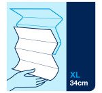 Essuie-mains pliage enchevêtré Tork H2 Advanced doux - Carton de 2856