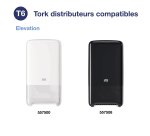 Papier toilette double épaisseur Tork T6 Premium - 27 rouleaux de 100 m