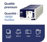 Doos van 72 rollen toiletpapier Tork Premium 3 lagen