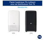 Papier toilette double épaisseur Tork T6 Premium - 27 rouleaux de 100 m