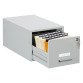 Fichier à tiroirs pour fiches A5 Durable gris