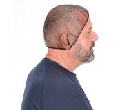 Charlotte black elastic nylon hairnet - Pack of 100