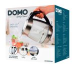 Bouilloire sans fil Domo 1,7 L, inox