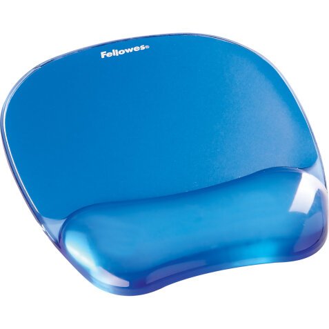 Mouse pad with wrist support Fellowes Gel Crystals