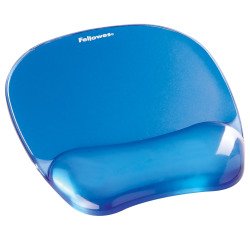Tapis de souris avec repose-poignets Fellowes Gel Crystals couleur