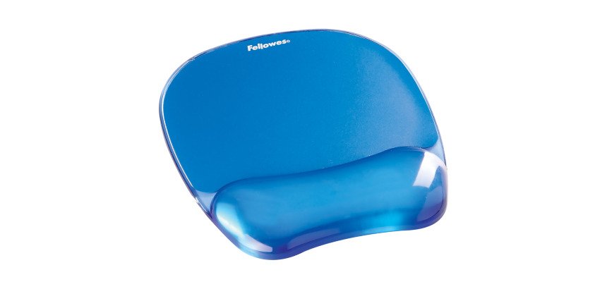 Tapis de souris avec repose-poignets Fellowes Gel Crystals couleur