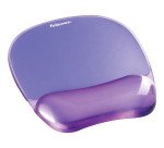 Tapis de souris avec repose-poignets Fellowes Gel Crystals
