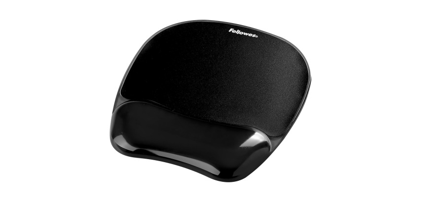 Mouse pad with wrist support Fellowes Gel Crystals