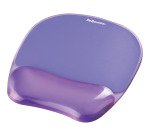 Tapis de souris avec repose-poignets Fellowes Gel Crystals