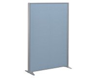 B-Zen fabric partition silver grey frame - without legs