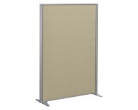 B-Zen fabric partition silver grey frame - without legs