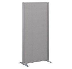 Cloison B-Zen tissu cadre gris argent L 81 x H 180 cm