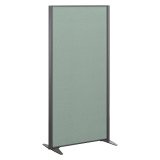 Cloison B-Zen tissu cadre anthracite L 81 x H 160 cm