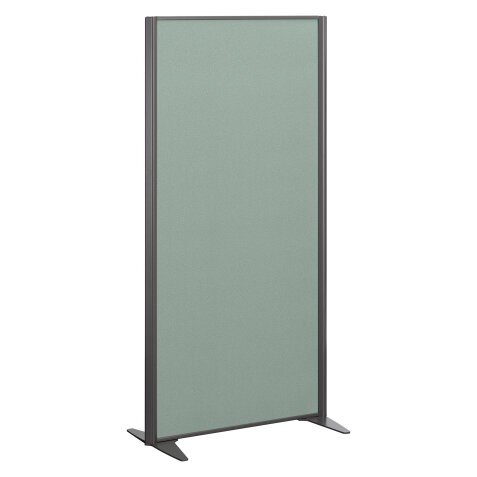 B-Zen fabric partition anthracite frame - without base