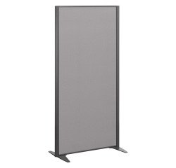 Cloison B-Zen tissu cadre anthracite L 81 x H 160 cm