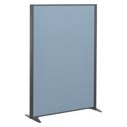 Cloison B-Zen tissu cadre anthracite L 122 x H 160 cm