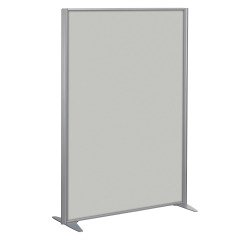 Cloison B-Zen bois cadre gris argent L 122 x H 180 cm