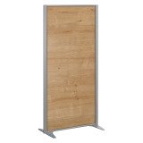 Cloison B-Zen bois cadre gris argent L 81 x H 180 cm