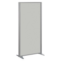 Cloison B-Zen bois cadre gris argent L 81 x H 180 cm