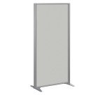 Cloison B-Zen bois cadre gris argent L 81 x H 180 cm
