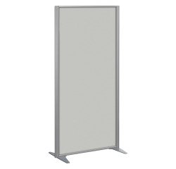 Cloison B-Zen bois cadre gris argent L 81 x H 180 cm