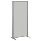 Cloison B-Zen bois cadre gris argent L 81 x H 180 cm