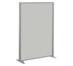 Cloison B-Zen bois cadre gris argent L 122 x H 160 cm