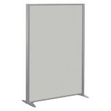 Cloison B-Zen bois cadre gris argent L 122 x H 160 cm