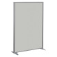 Cloison B-Zen bois cadre gris argent L 122 x H 160 cm