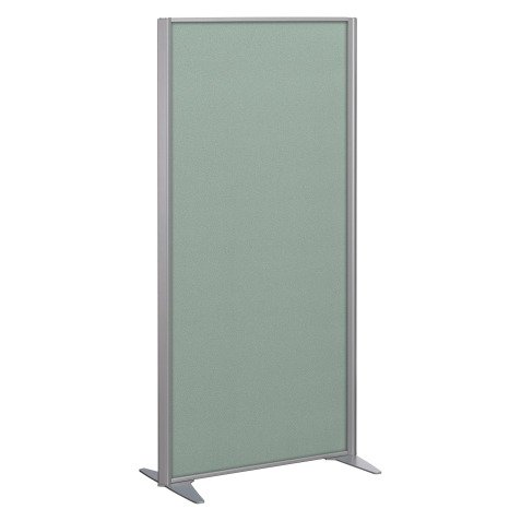 Cloison B-Zen tissu cadre gris argent L 81 x H 160 cm