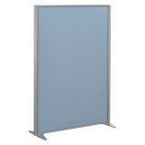 Cloison B-Zen tissu cadre gris argent L 122 x H 160 cm