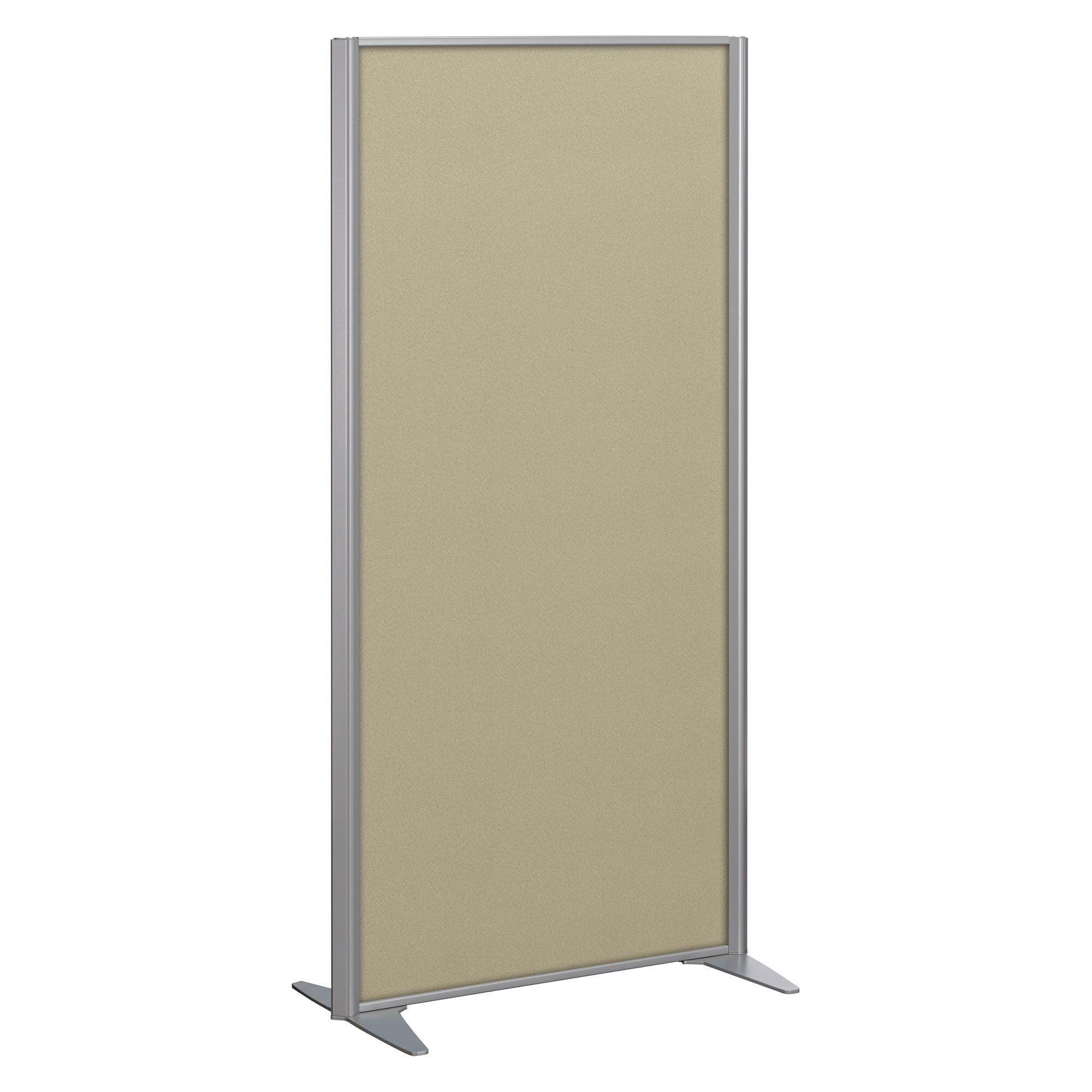 B-Zen soundproof acoustic partitions - Tonal fabric - silver gray frame - without base