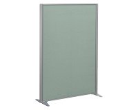 B-Zen soundproof acoustic partitions - Tonal fabric - silver gray frame - without base