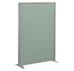 B-Zen soundproof acoustic partitions - Tonal fabric - silver gray frame - without base