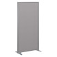 Cloisons B-Zen acoustique pleine cadre gris argent L 81 x H 180 cm