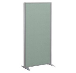 Cloisons B-Zen acoustique pleine cadre gris argent L 81 x H 160 cm