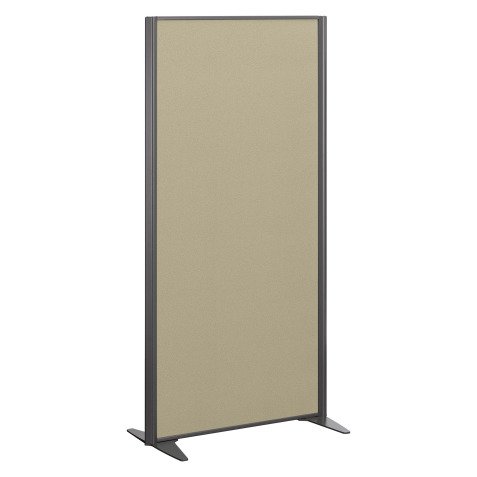 Cloison B-Zen tissu cadre anthracite L 81 x H 180 cm