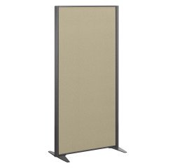 Cloison B-Zen tissu cadre anthracite L 81 x H 180 cm