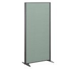 Cloison B-Zen tissu cadre anthracite L 81 x H 180 cm