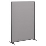 Cloison B-Zen tissu cadre anthracite L 122 x H 160 cm