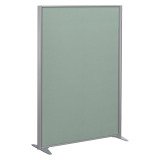 Cloisons B-Zen acoustique pleine cadre gris argent L 122 x H 160 cm
