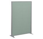 Cloisons B-Zen acoustique pleine cadre gris argent L 122 x H 160 cm