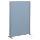 Cloisons B-Zen acoustique pleine cadre gris argent L 122 x H 160 cm