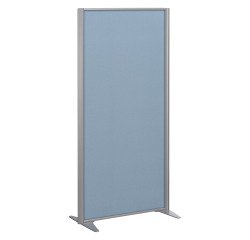 Cloisons B-Zen acoustique pleine cadre gris argent L 81 x H 180 cm
